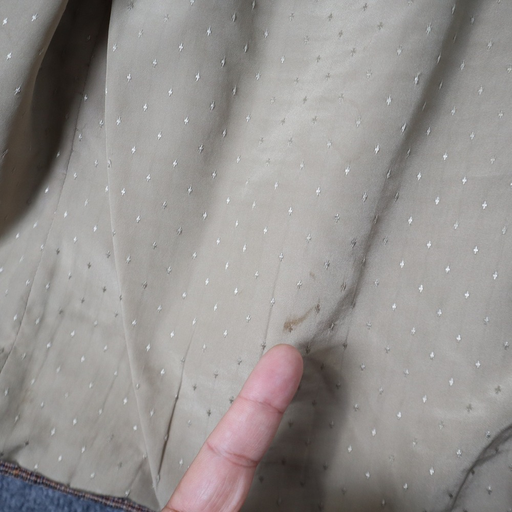 Vtg Pendleton 100%Virgin Wool Coat Jacket Womens Brown Tweed Hand Made USA Read - Picture 14 of 15